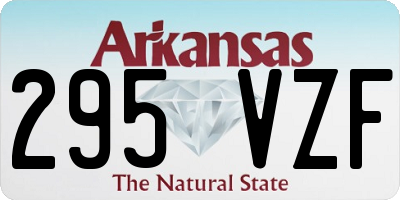 AR license plate 295VZF