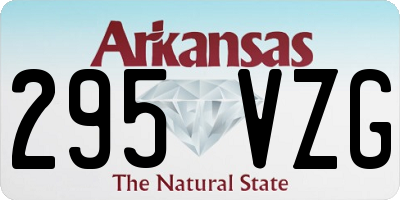 AR license plate 295VZG