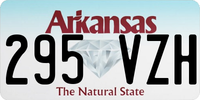 AR license plate 295VZH