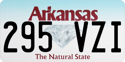 AR license plate 295VZI