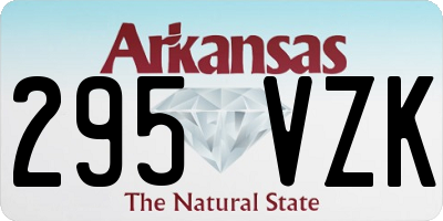 AR license plate 295VZK