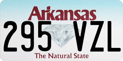 AR license plate 295VZL