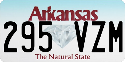 AR license plate 295VZM
