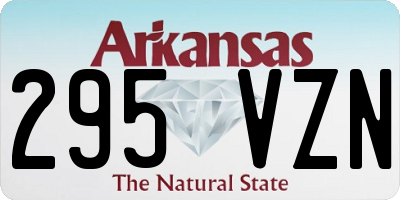 AR license plate 295VZN