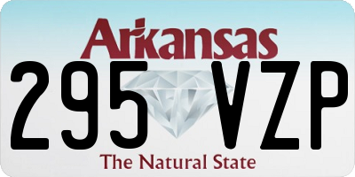 AR license plate 295VZP