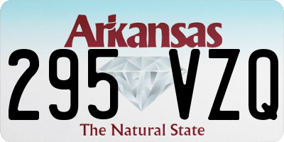 AR license plate 295VZQ