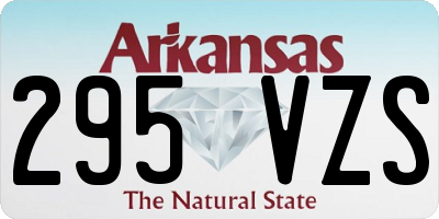 AR license plate 295VZS