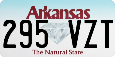 AR license plate 295VZT