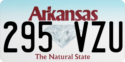 AR license plate 295VZU