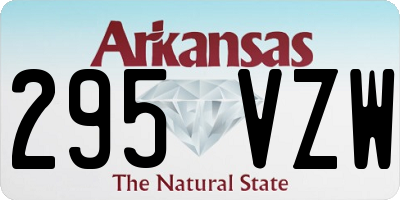 AR license plate 295VZW