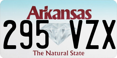 AR license plate 295VZX