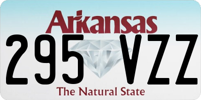 AR license plate 295VZZ