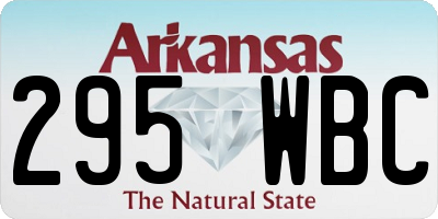 AR license plate 295WBC