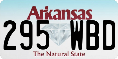 AR license plate 295WBD