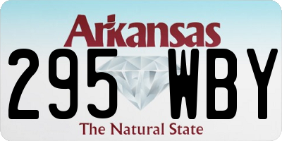 AR license plate 295WBY