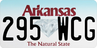 AR license plate 295WCG