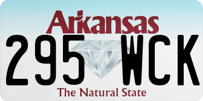 AR license plate 295WCK