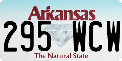 AR license plate 295WCW