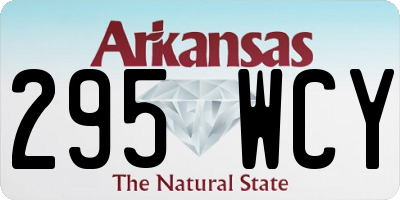 AR license plate 295WCY