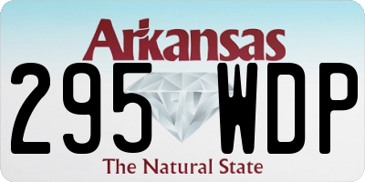 AR license plate 295WDP