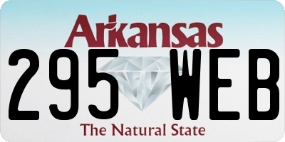 AR license plate 295WEB