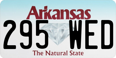 AR license plate 295WED