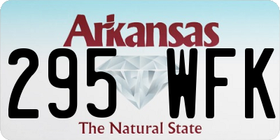 AR license plate 295WFK
