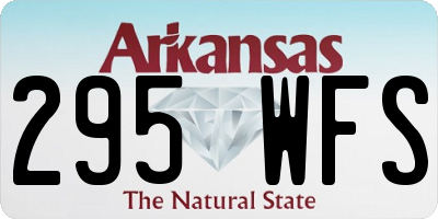 AR license plate 295WFS