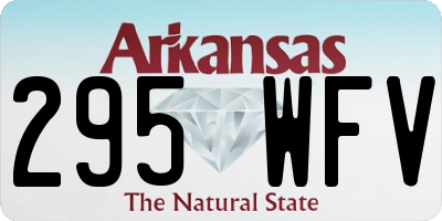 AR license plate 295WFV