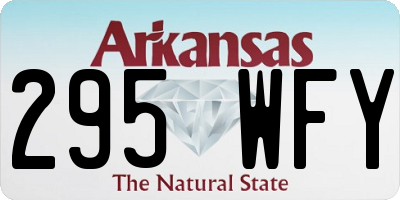 AR license plate 295WFY
