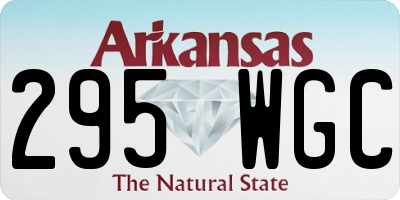 AR license plate 295WGC