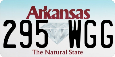 AR license plate 295WGG