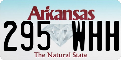 AR license plate 295WHH