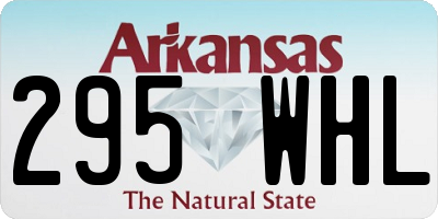 AR license plate 295WHL