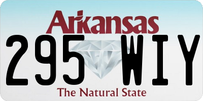 AR license plate 295WIY