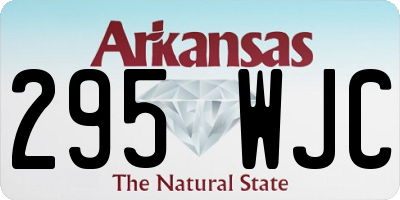 AR license plate 295WJC