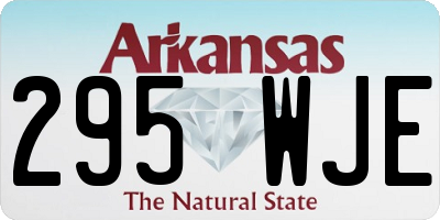 AR license plate 295WJE