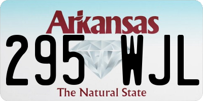 AR license plate 295WJL