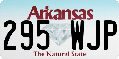 AR license plate 295WJP
