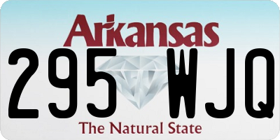 AR license plate 295WJQ