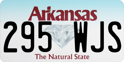 AR license plate 295WJS