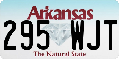 AR license plate 295WJT