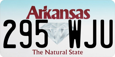 AR license plate 295WJU