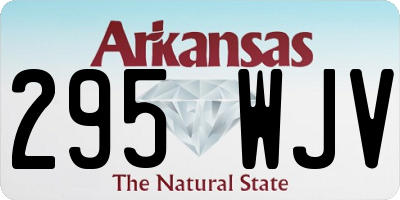 AR license plate 295WJV