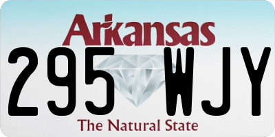 AR license plate 295WJY