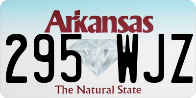 AR license plate 295WJZ