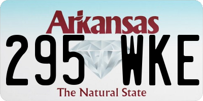 AR license plate 295WKE