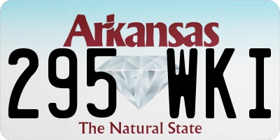 AR license plate 295WKI