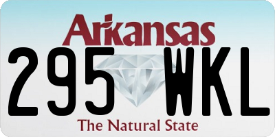 AR license plate 295WKL