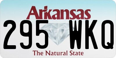 AR license plate 295WKQ